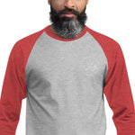 3/4 sleeve raglan Embroidered shirt
