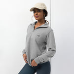 Ladies Embroidered fleece pullover