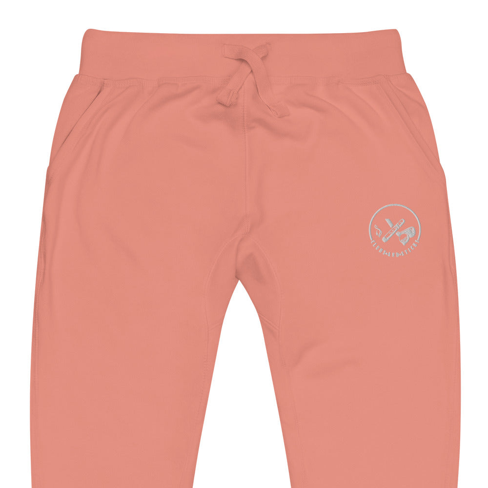 Clubs and Sticks fleece sweatpants