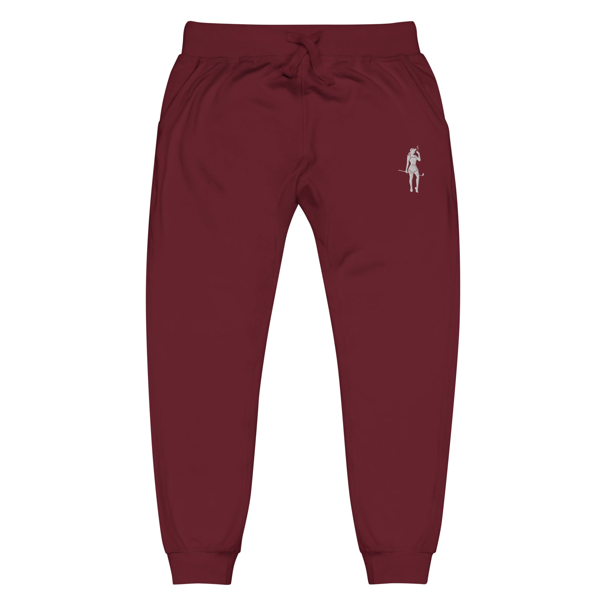 Female Cigar Golfer fleece sweatpants