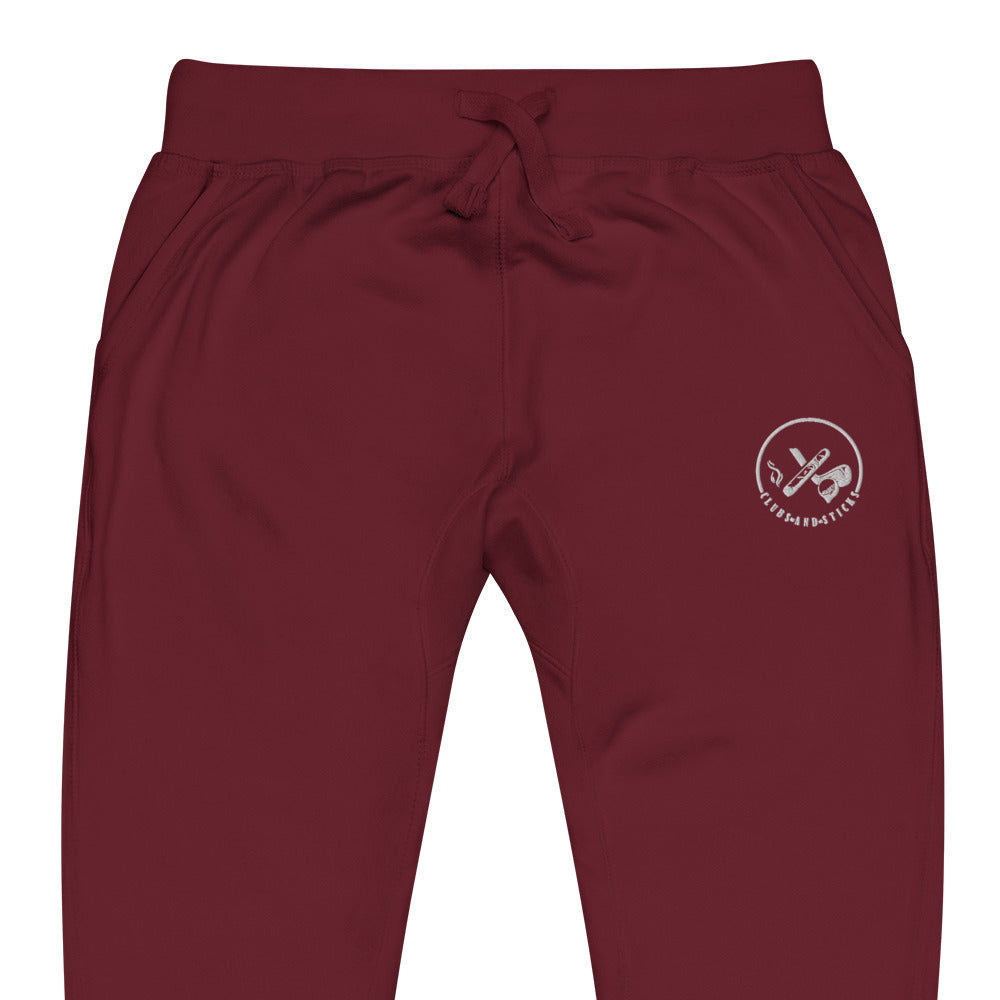 Clubs and Sticks fleece sweatpants