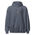 Clubs and Sticks Embroidered Hoodie _ Black Logo