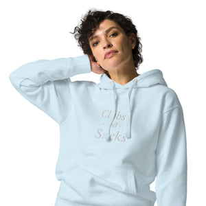 Clubs and Sticks Embroidered Hoodie