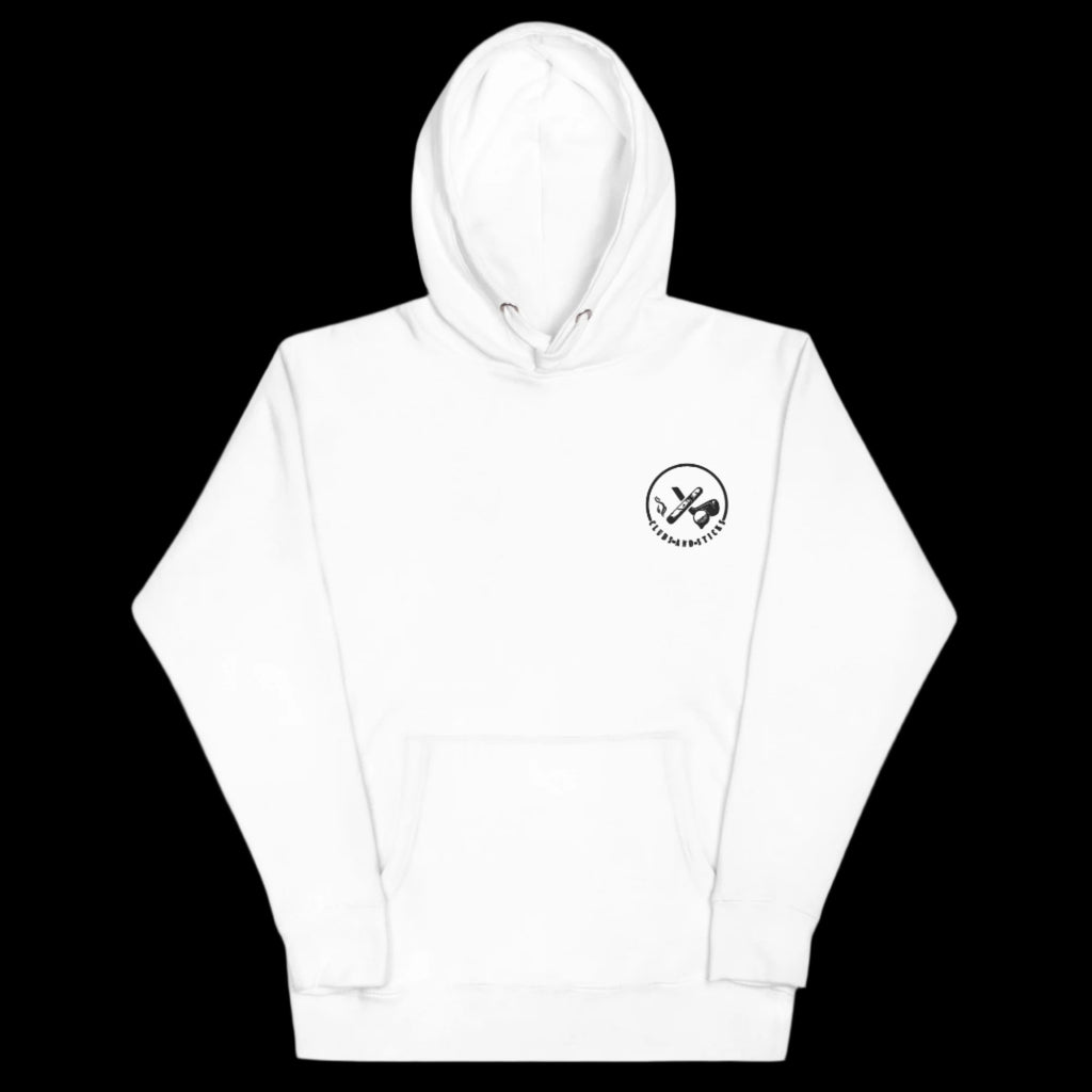 Clubs and Sticks Embroidered Hoodie