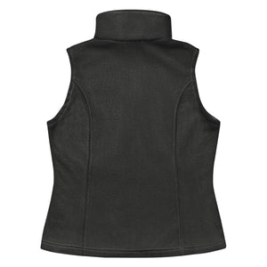 Women’s Columbia fleece vest - Black Logo