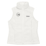 Women’s Columbia fleece vest - Black Logo