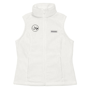 Women’s Columbia fleece vest - Black Logo