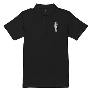 Ladies Embroidered Cigar Golfer polo shirt