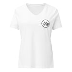 Clubs and Sticks Women’s relaxed v-neck t-shirt