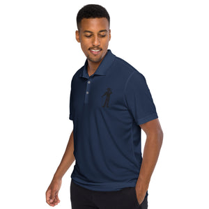 Cigar Golfer Embroidered adidas performance polo shirt