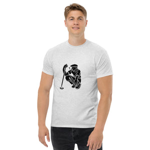 Kneeling Golfer classic tee