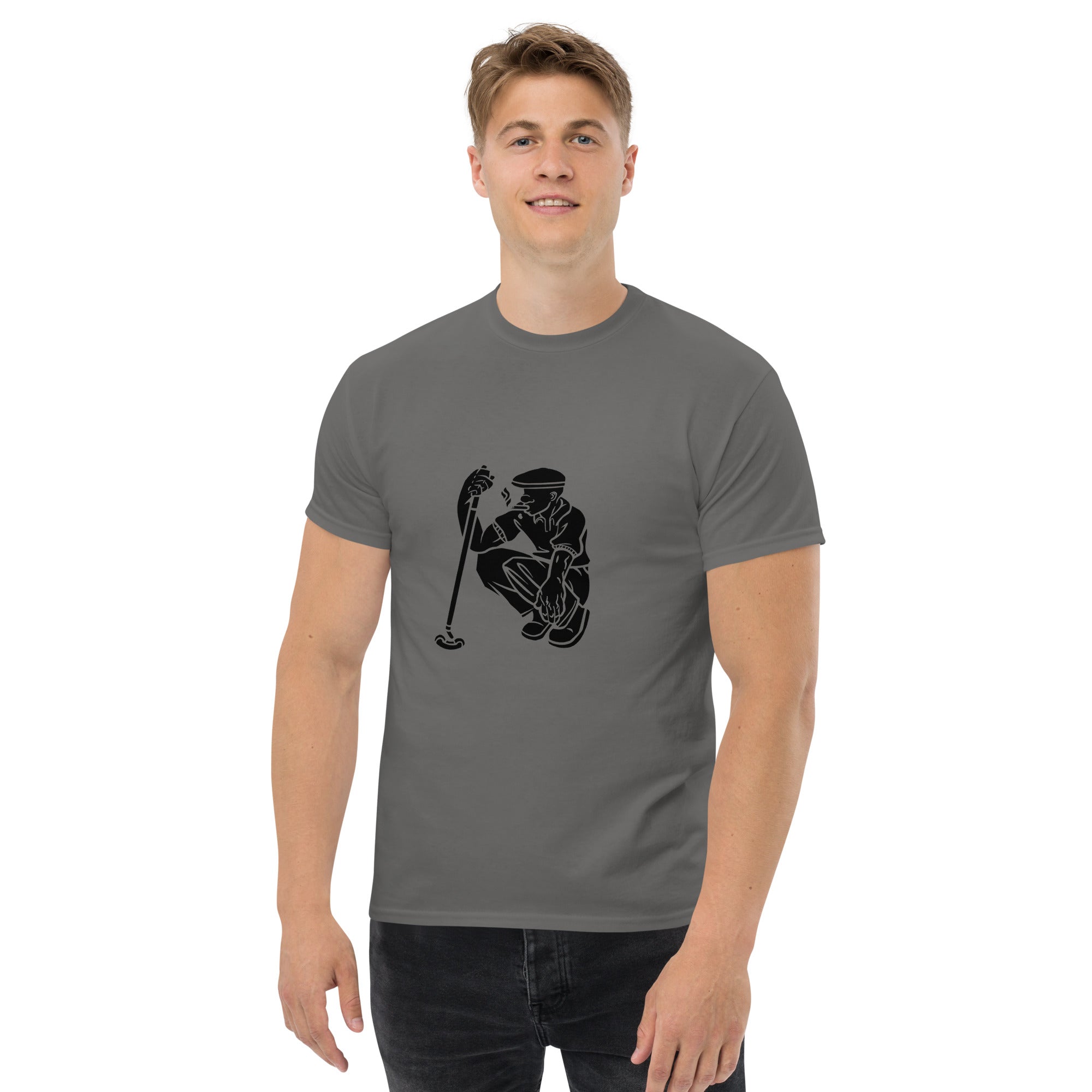 Kneeling Golfer classic tee