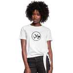 Women's Knotted T-Shirt - white